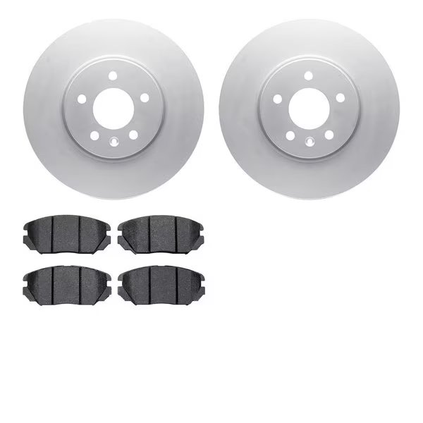 4602-46015, Geospec Rotors with 5000 Euro Ceramic Brake Pads, Silver, Dynamic Friction Co, Mfr#: 4602-46015